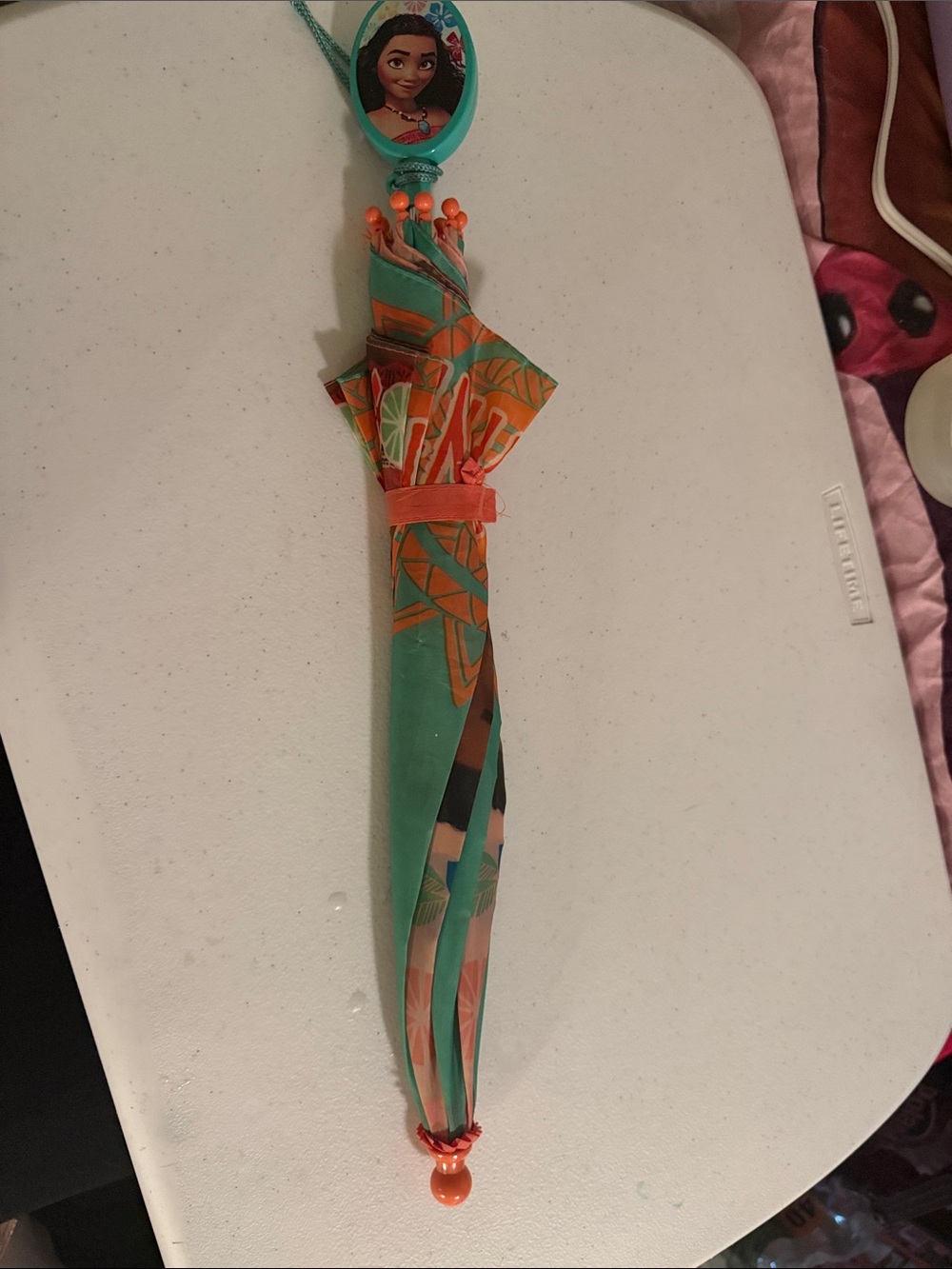 Disney Teal and Orange Character Compact Umbrella